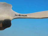 Gem Leaf by Whiting Sterling Silver Cold Meat Fork Brite-Cut 9 1/4" Vintage