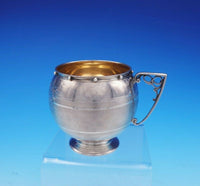 Gorham Coin Silver Cup Barrel Shape GW Interior BC Design Beads #70 (#3549)