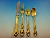 Spanish Provincial Vermeil By Towle Sterling Regular Size Place Setting(s) 4pc