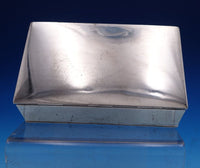 Mappin and Webb English Victorian Sterling Silver Box Double Hinge Lid (#7947)