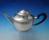 AFH Danish Sterling Silver Tea Pot with Swags Leaves Flowers Wood Handle (#5499)