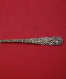 Repousse by Kirk Sterling Silver Ice Cream Fork Original Scalloped 6" Antique