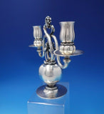 Pomegranate by Georg Jensen Sterling Silver Candelabra Pair 2-Light #324 (#4954)