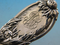 Chrysanthemum by Tiffany and Co Sterling Silver Fish Server Plain Blade 12 1/4"