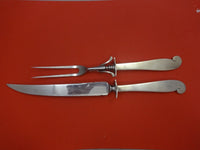 Modern Scroll by Porter Blanchard Sterling Silver Roast Carving Set 2pc HHWS 14"