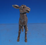 Buccellati Italian Sterling Silver Donkey Figurine 2 1/4" x 2 1/2" (#0312)