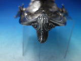 Coin Silver Double Inkwell with Bust of Women & Acanthus Leaves c. 1840 (#6177)
