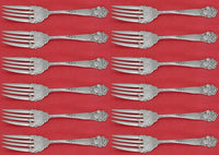 Georgian by Towle Sterling Silver Salad Fork Set 12 pieces 6 1/4"
