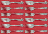 Georgian by Towle Sterling Silver Salad Fork Set 12 pieces 6 1/4"