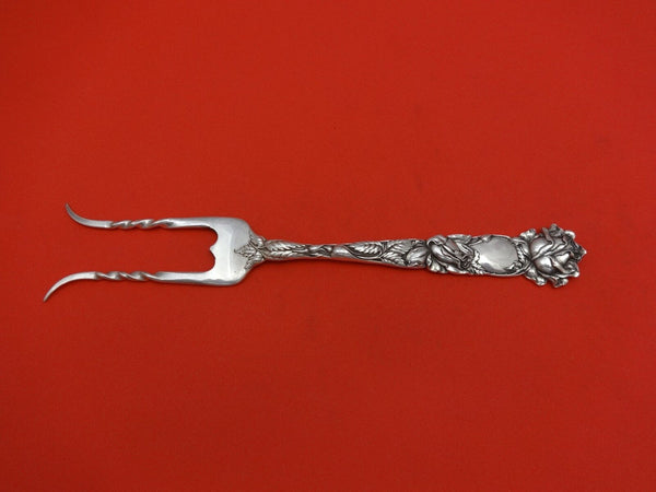 Bridal Rose by Alvin Sterling Silver Baked Potato Fork Custom Made 7" Serving