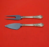 American Victorian by Lunt Sterling Silver Hard Cheese Serving Set 2pc Custom