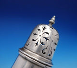 Elkington Sterling Silver Muffineer with Applied Design 8 1/4" #29493 (#4637)