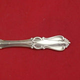 Prince Albert by Polhamus Coin Silver Melon Fork / Knife w/ Retailer Mark 8 1/8"