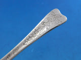 Lap Over Edge Acid Etched by Tiffany Sterling Silver Teaspoon with Grapes 6"