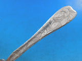 Lap Over Acid Etched by Tiffany Sterling Silver Regular Fork with Plums 7 1/4"