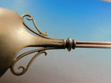 Calla Lily by Whiting Sterling Silver Ice Spoon GW Brite Cut w/ Flowers 9 7/8"