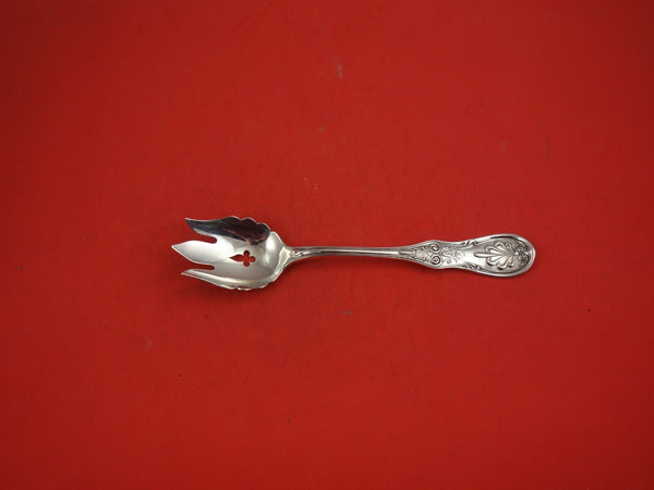 Saratoga by Tiffany Sterling Silver Vegetable Serving Fork 3-tine Pierced 8 1/8"