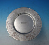 Gorham Sterling Silver Child's Plate w/Woodland Farm Animal Motif c.1910 (#5563)
