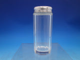 Foster & Bailey Sterling Silver and Glass Dresser Jar #1779 Dented Chip (#6636)