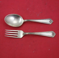 Adrienne By Frank Smith Sterling Silver Baby Set 2-pc 4 3/8"