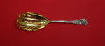 La Reine by Reed & Barton Sterling Silver Macaroni Server Gold Washed 9 1/4"