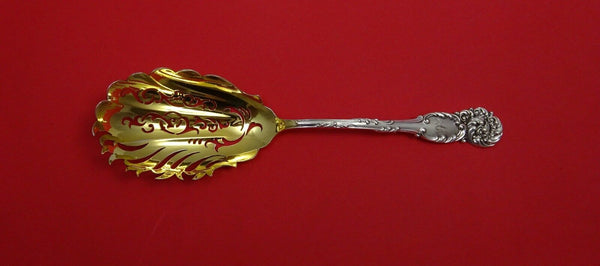 La Reine by Reed & Barton Sterling Silver Macaroni Server Gold Washed 9 1/4"