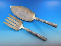 Arlington by Towle Sterling Silver Fish Serving Set 2-Piece GW HH Bright-Cut