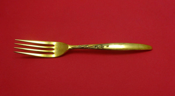 Summer Song Vermeil by Lunt Sterling Silver Regular Fork 7 1/4"