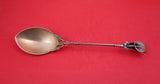 Calla Lily by Whiting Sterling Pudding Spoon narrow bowl pointed GW 10 1/8"