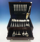 Memory Lane by Lunt Sterling Silver Flatware Set 8 Service 46 Pieces