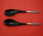 Contessina by Towle Sterling Silver Salad Serving Set 2pc with Nylon 12 1/8"