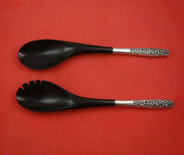 Contessina by Towle Sterling Silver Salad Serving Set 2pc with Nylon 12 1/8"