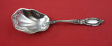 King Richard by Towle Sterling Silver Salad Serving Spoon AS shell 9 3/8"