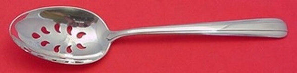 Aristocrat by Towle Sterling Silver Serving Spoon Pierced 9-Hole Custom 8 1/2"