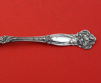 Carnation by Wallace Sterling Silver Meat Fork Fancy Marked 1909 on Back 7 3/8"