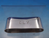 Sterling Silver Napkin Ring Plain Mongrammed C.L.Y. 2 5/8" x 3/4" x 7/8" (#6877)