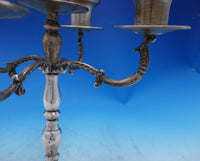 Hnos Sanchez Mexican Sterling Silver Candelabra 5-Light 10 1/4" Tall (#3892)