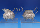 Baltimore Rose by Schofield Sterling Silver Sugar Creamer Set 2pc (#8479)