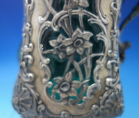 Imperial Queen by Whiting Glass Water Pitcher w/ Sterling Silver Overlay (#5668)