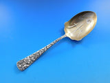 Arlington by Towle Sterling Silver Preserve Spoon GW BriteCut Flower Leaf C mono