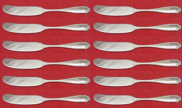 Marquise by Tiffany & Co. Sterling Silver Butter Spreader FH Set of 12 pcs 6"