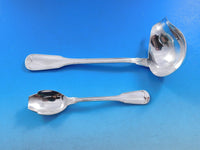 Palladio Fiddle Thread Italy Sterling Silver Flatware Set 140 pcs Dinner Italian
