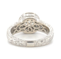 18k 1.55 Carat Genuine Diamond Engagement Ring with GIA Report 2.55cttw (#J6741)