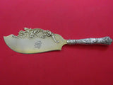 Flora by Shiebler Sterling Silver Ice Cream Server Gold Washed HH All Sterling