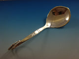 Ornamental #41 by Georg Jensen Sterling Silver Berry Spoon w/ Leaf Shape Bowl 8"