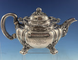 Chrysanthemum by Tiffany and Co Sterling Silver Tea Set 5pc (#8855) Beautiful!