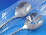 Burgundy by Reed and Barton Sterling Silver Salad Serving Set Pierced Custom