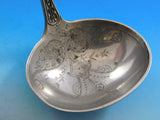 Duchess by Seymour Sterling Silver Soup Ladle Bright-Cut Super Heavy 12"