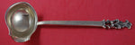 Swedish .830 Silver Gravy Ladle with Spout Chased on Reverse Circa 1947 8"