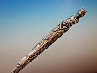 Tiffany and Co. Sterling Silver Punch Ladle with Realistic Satyr 15 1/2" Figural